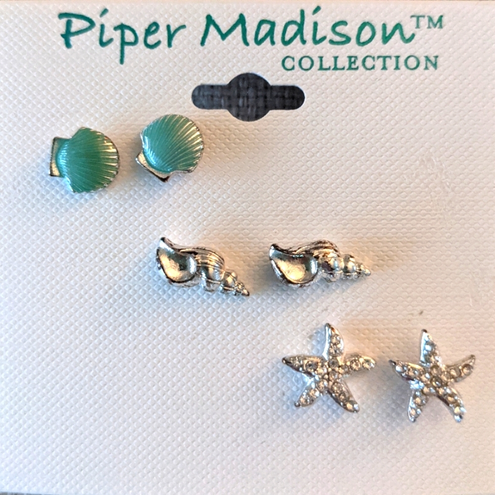 NWOT Piper Madison Shell Earrings